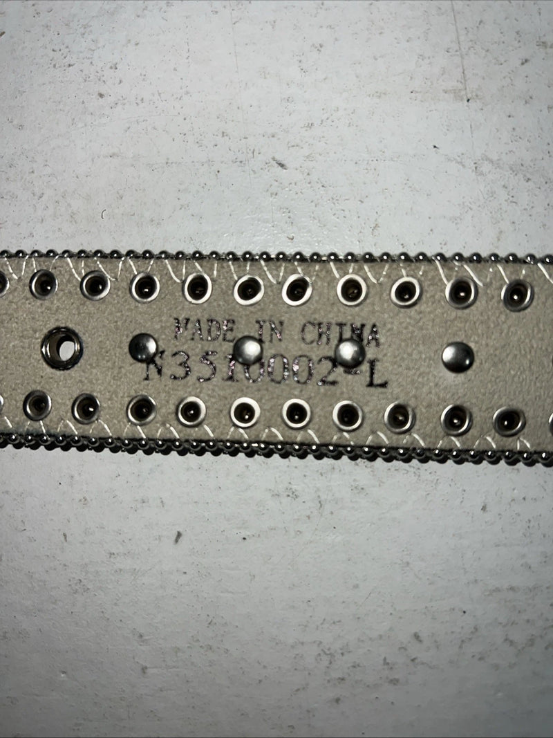 New Brown Blazin Roxx Genuine Leather Bling Belt Large #N3510002 W-14