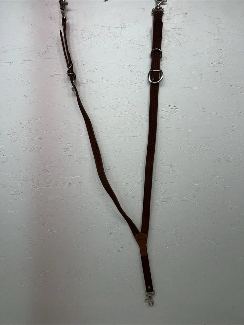 New Saddle king Brown Leather Men’s Suspenders 3C-25