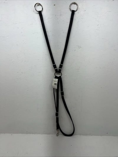 New Black Nylon Fabtron Running Martingale #NP52-5 EE-8