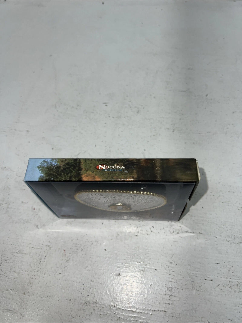 New Women’s Nocona Gold Silver “G” Belt Buckle. 37572-G A-115
