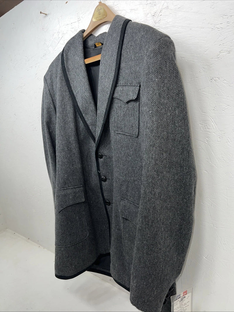 New Men’s Pioneer Wear Grey Suit Jacket 46L #12556 T-601