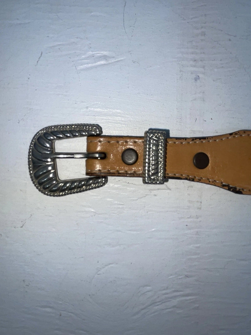 New Purple Genuine Leather Wrangler 30” Belt #628000 JJ-113
