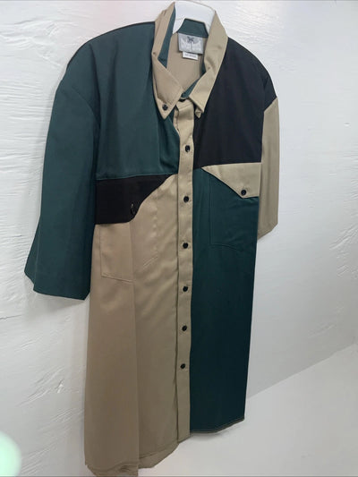 New Men’s Cowboy Threads Multiple Color Short Sleeve Button Up Medium B-84