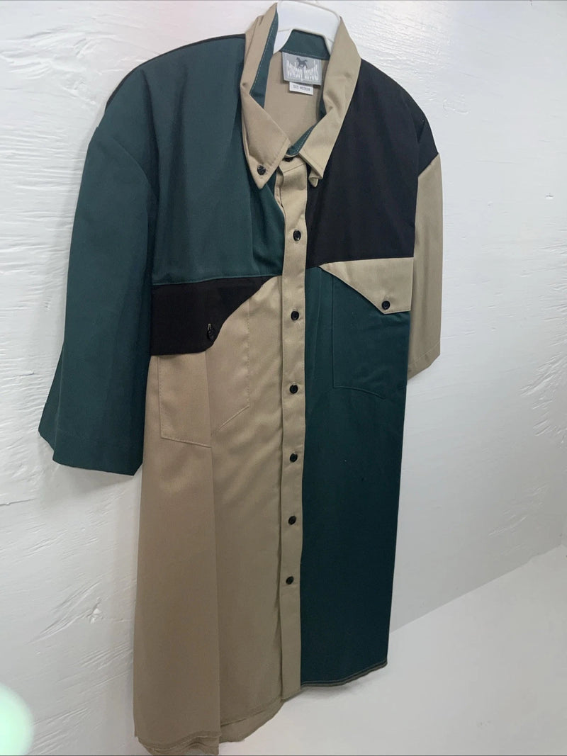 New Men’s Cowboy Threads Multiple Color Short Sleeve Button Up Medium B-84