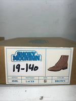 New Women’s Brown Lace Up Smoky Mountain Cowboy Boots. 6040 L 6.5 6 1/2. 19-140