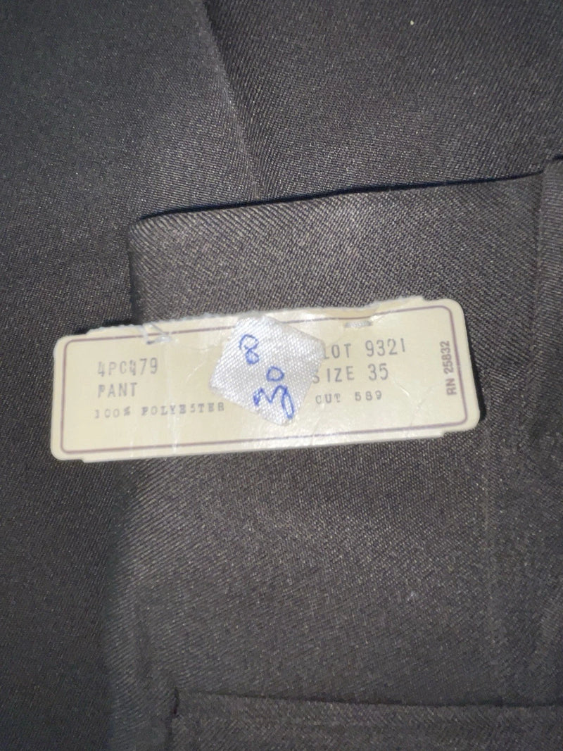 New Vintage Brown Circle S Polyester Pants #9321 3A-120