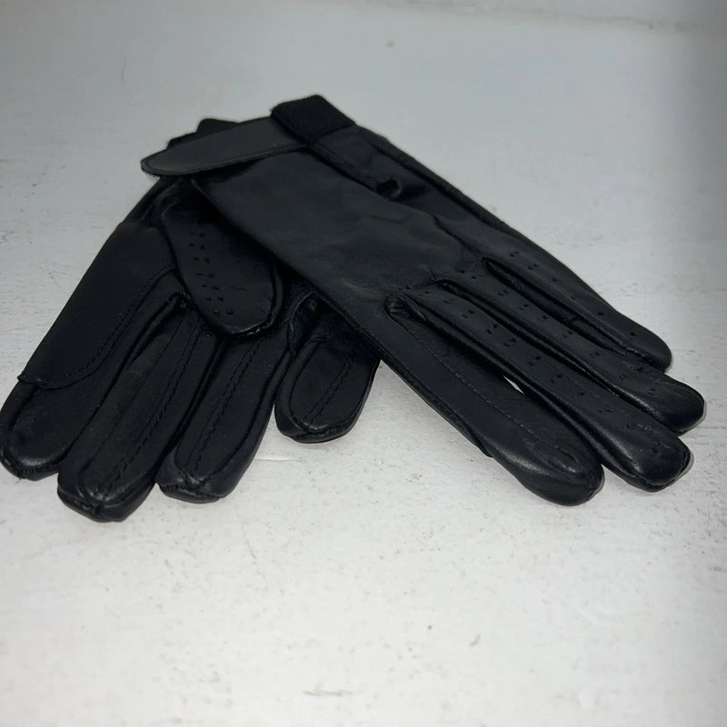 New Tough 1Black Leather Great Grips Ladies M/L Riding Gloves #24-70 E-503