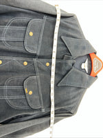 New Women’s Lee Blue Long Sleeve Button Up Jacket M #1941 3C-45
