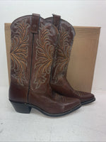 New Men’s Brown Texas Brand Cowboy Boots. 6204 9.5 9 1/2 D. 6-104