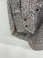 New Women’s Miller Brown Design Long Sleeve Pearl Snap Size 14.5 MM-28