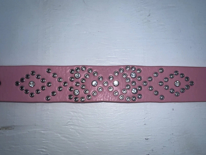 New Pink Genuine Leather Nocona Silver Bling XXL Belt #N3431630 NN-115