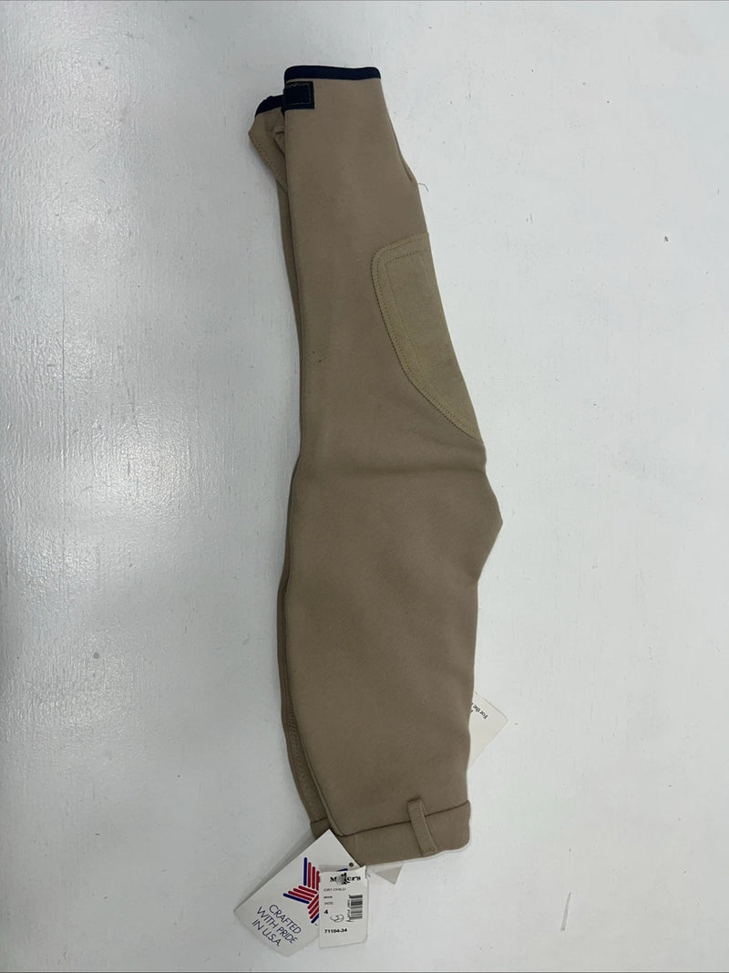 New Children’s Millers Beige English Riding Breeches. 4 #71104-34 A-145