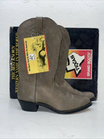 New Women’s Gray Texas Brand Cowboy Boots. 4952 8 M. 16-73