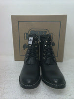 New Youth Black Lace Up Smoky Mountain Cowboy Boots. 3009 Y 6. 2-141