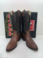 New Men’s Brown Texas Brand Cowboy Boots. 5101 10 E E. 6-64