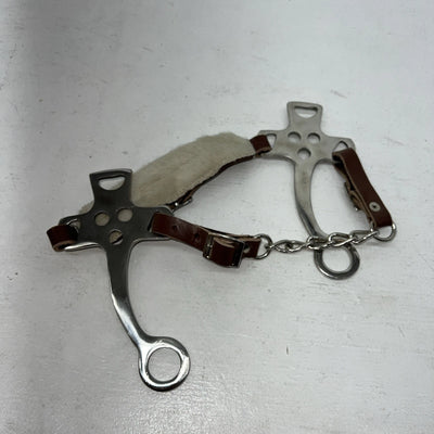 New Tough 1 Fleece Lined Silver Hackamore #25131 U-4
