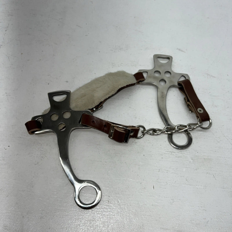 New Tough 1 Fleece Lined Silver Hackamore #25131 U-4