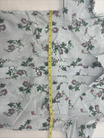 New Men’s Texson Blue Floral Long Sleeve Pearl Snap 14 X 32 Small V-65