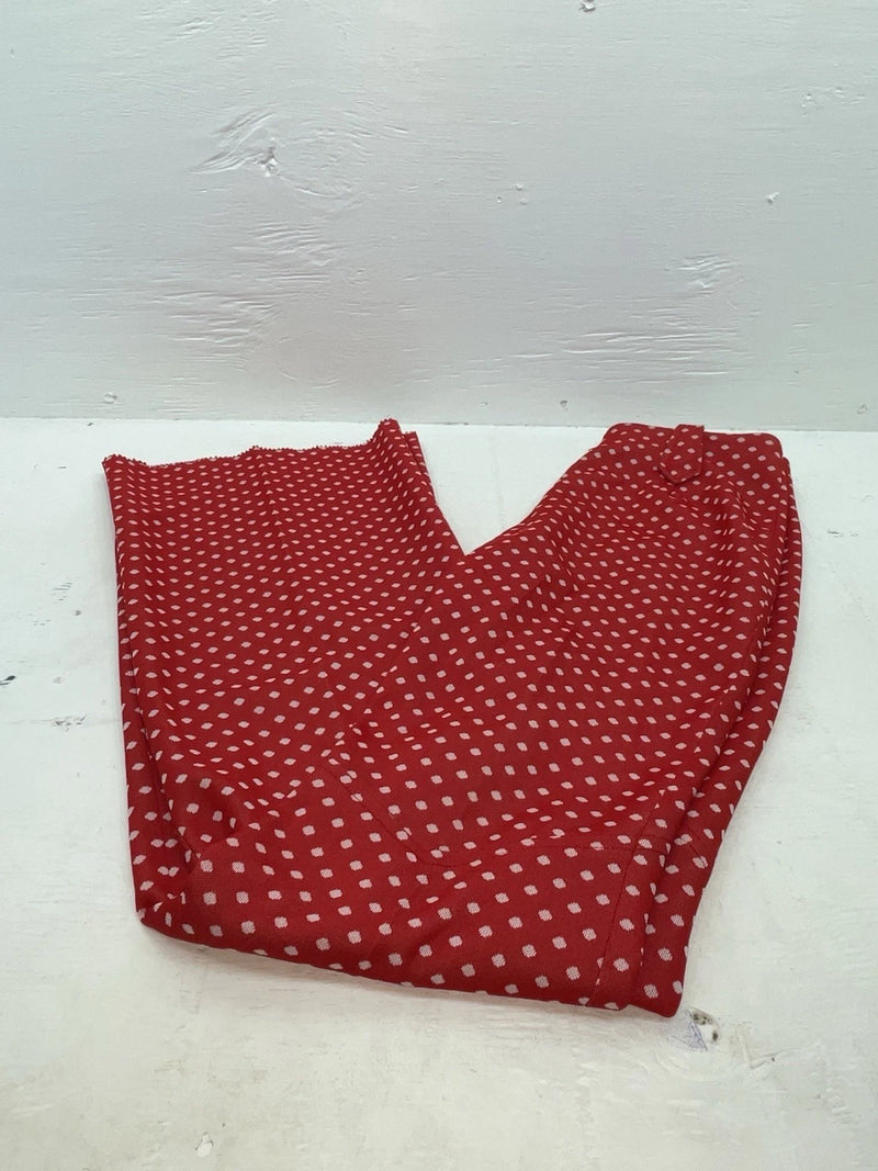 New Vintage Red Polka Dot Polyester Pants SS-67