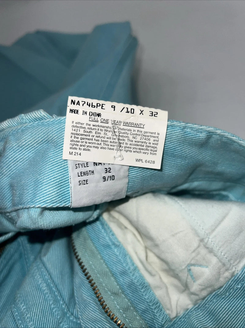 New Women’s Turquoise Wrangler Silverlake Regular Fit Denim Jeans. 9/10x32 P-6