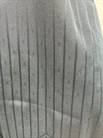 New Men’s ELY Cattleman Black Stripe Design Long Sleeve Pearl Snap 17.5 XL O-50