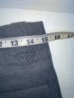 New Vintage Gray Circle S Polyester Pants #4P0476 OO-46