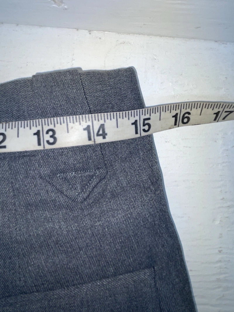 New Vintage Gray Circle S Polyester Pants #4P0476 OO-46