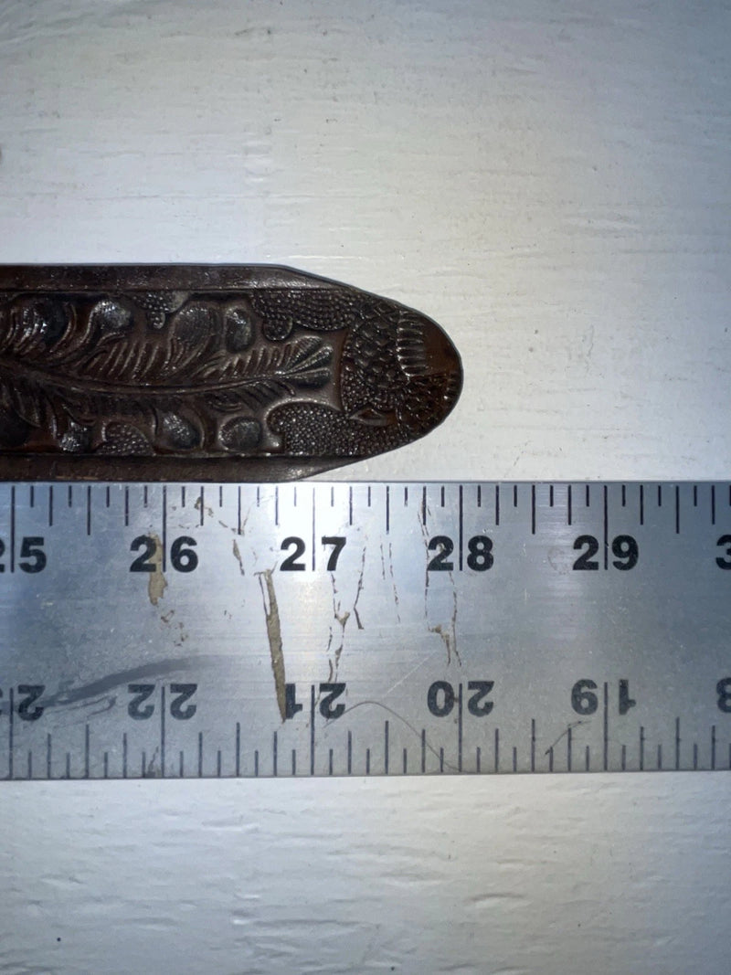 New Brown Genuine Leather Tooled 22” Belt #6400B NN-81