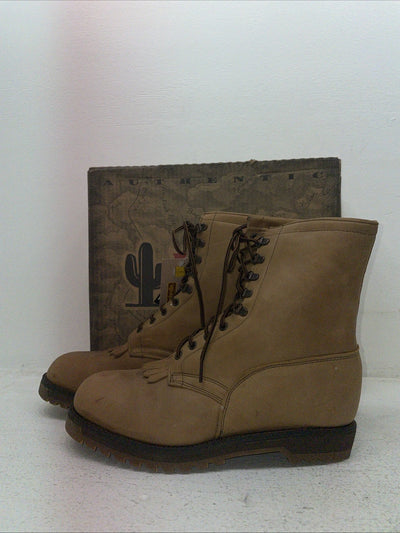 New Men’s Brown Lace Up Laredo Cowboy Boots. 1263 9.5 9 1/2 E E. 4-40