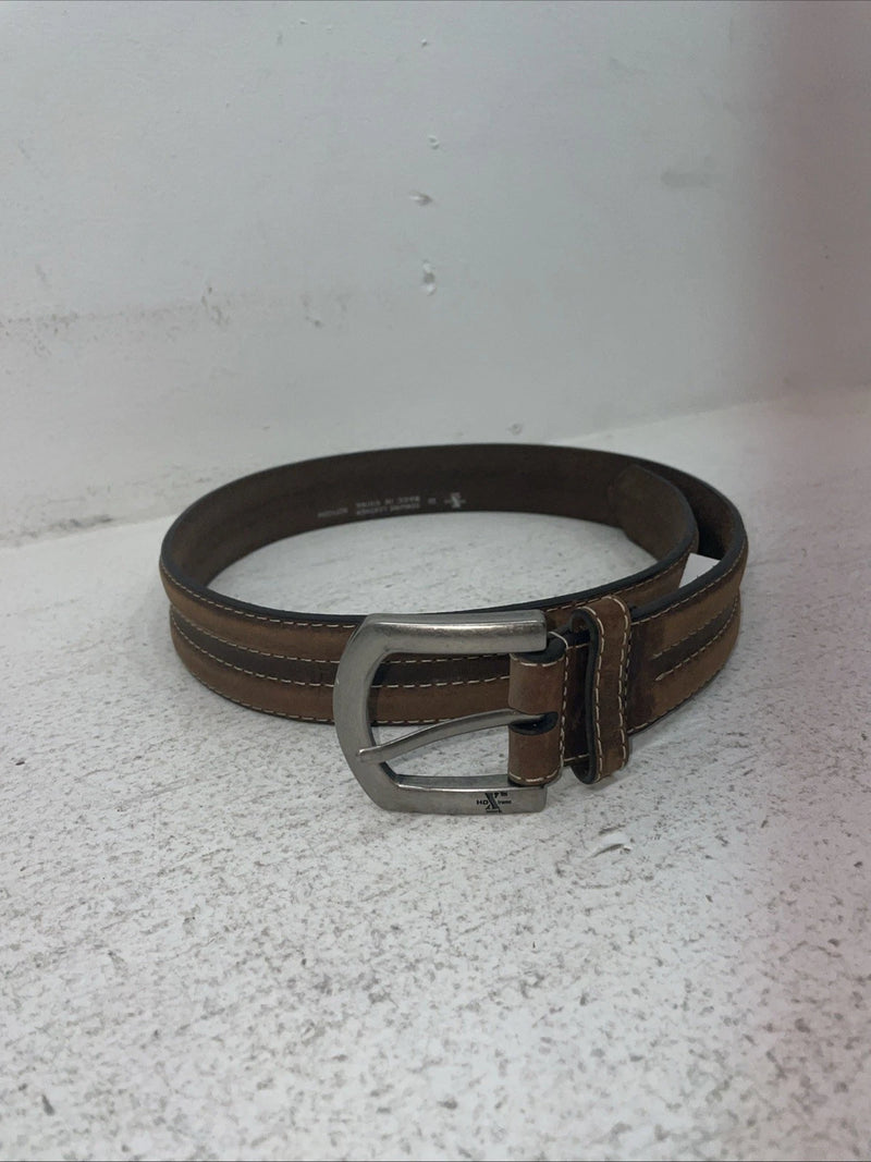 New Brown Genuine Leather HD Xtreme 32” Belt #N2710244 Z-21