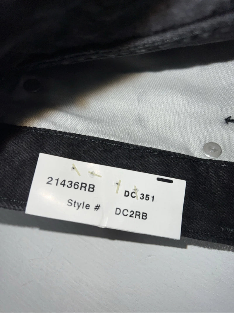 New Women’s Black Diamond Cut Denim Jeans. 13/14x36 M-12