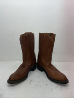 New Men’s Brown Rodeo Cowboy Boots. 9332 10.5 10 1/2 D. 7-77