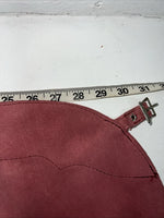 NOS Pink Show Chaps With Fringe Adjustable Waist 31” I-79