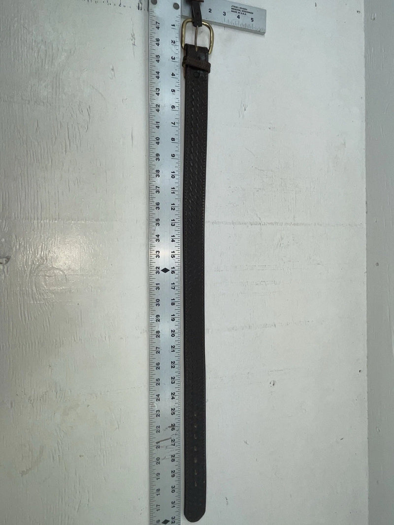 New Brown Genuine Leather Chambers Tooled 26” Belt #UN605H NN-36