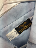 New Men’s Circle S Blue Long Sleeve Pearl Snap 16 X 36 Large X-62