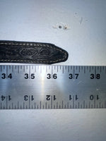 New Black Genuine Leather Western Express Tooled 28” Belt Z-47