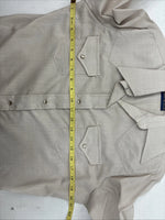 New Women’s Panhandle Slim Tan Long Sleeve Pearl Snap 16 GG-53