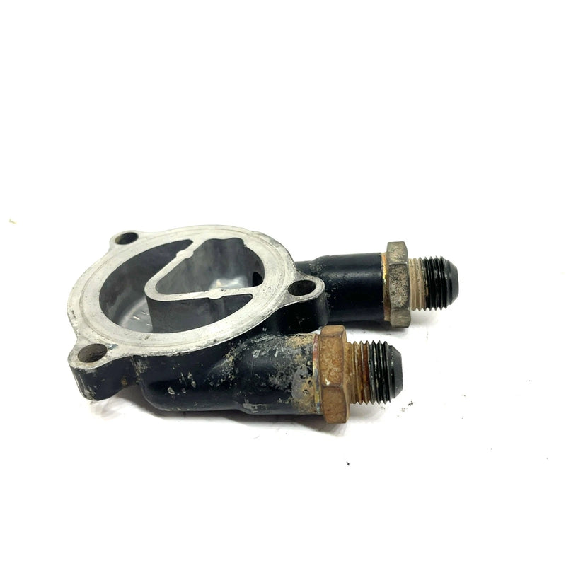 1990 Yamaha Moto 4 OEM Oil Filter Cover With Adapters 1YW-13447-00-00 AY51