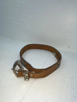New Brown Genuine Leather Wrangler Animal Pendent 38” Belt #570111 NN-21