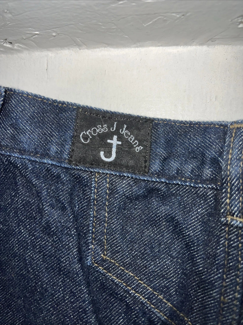 New Women’s Cross J Dark Wash Relaxed Fit Denim Jeans. 11/12x36 O-10