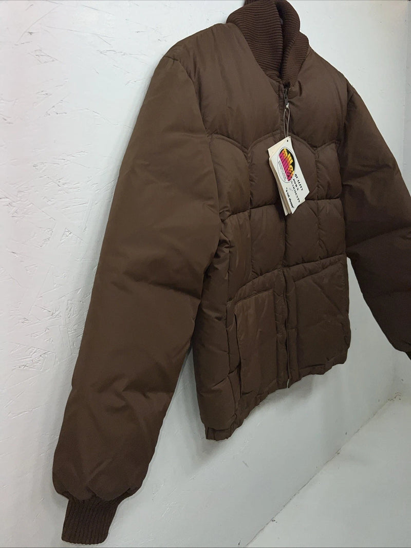 New Miller Brown Women’s Puffer Jacket Small RR-4