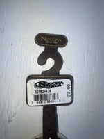 New Brown Genuine Leather Nocona Silver Pendent 28” Belt #3216244 JJ-120