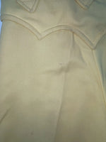 New Vintage Yellow Western Heritage Polyester Pants #G31 VV-24