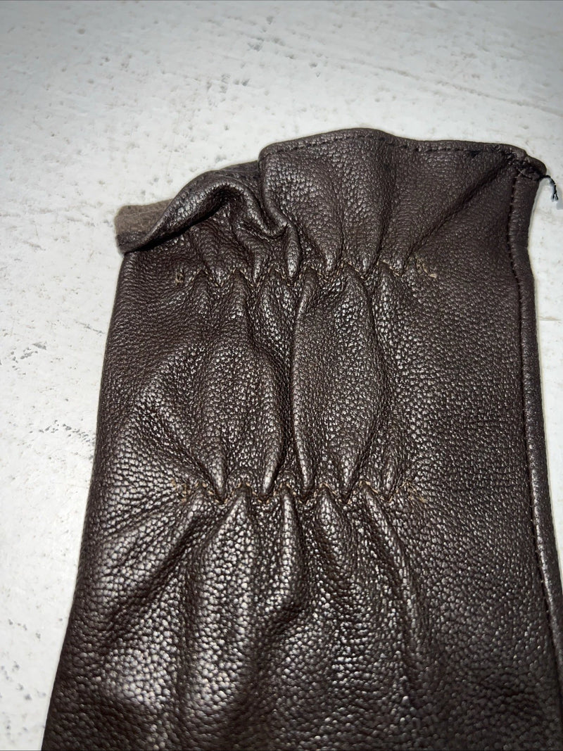 New Brown Leather Show And Riding Gloves B-502