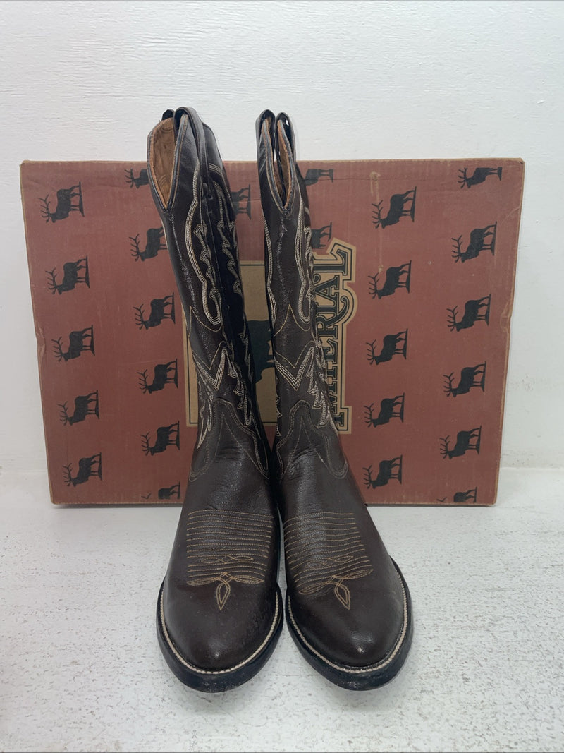 New Men’s Brown Texas Imperial Cowboy Boots. M 117 9 D. 3-59