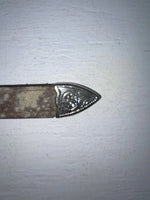 New Brown Genuine Leather Acme Tooled 28” Belt #5022 NN-25