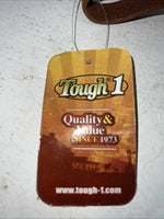 New Tough 1 Brown Leather Flat Curb Chain #52-4014 R-511