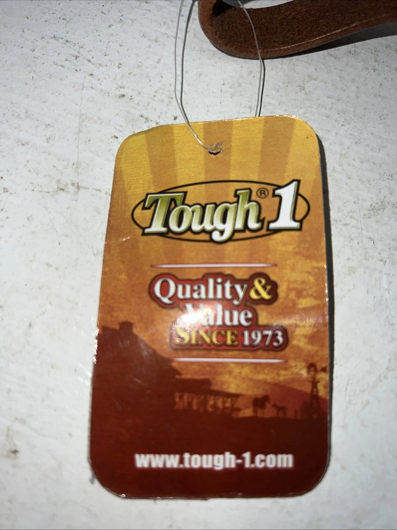 New Tough 1 Brown Leather Flat Curb Chain #52-4014 R-511