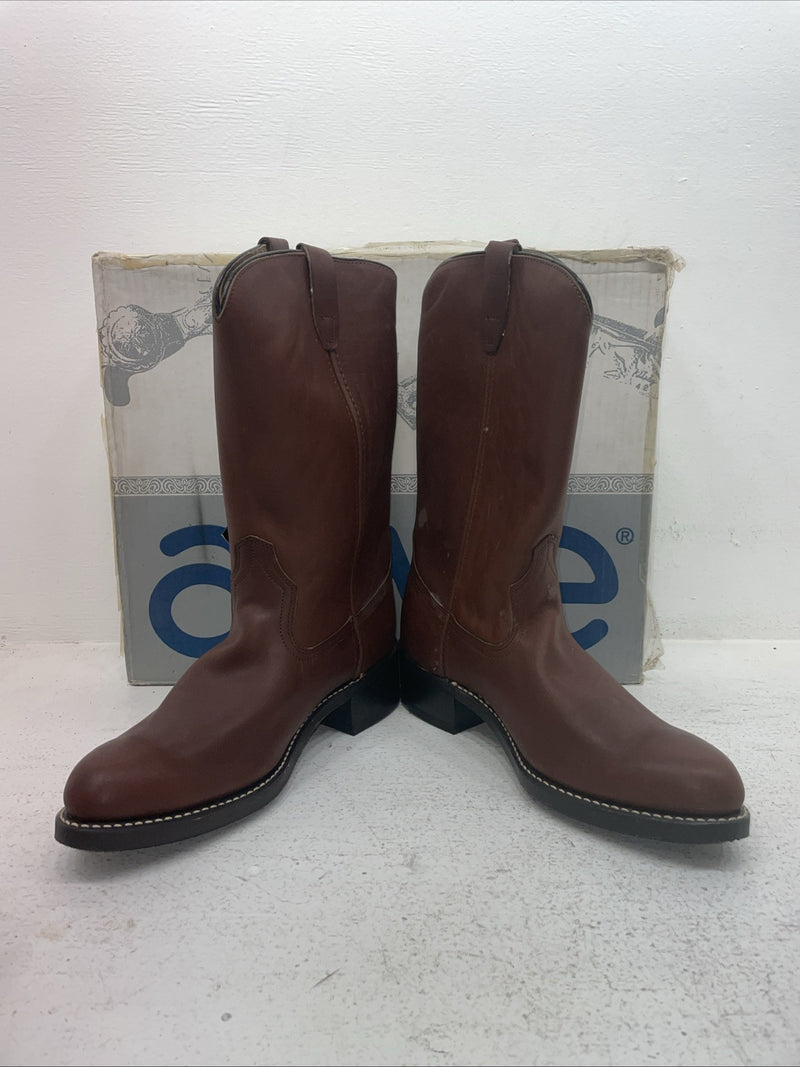 New Men’s Brown Acme Cowboy Boots. 9096 9.5 9 1/2 E W. 4-80
