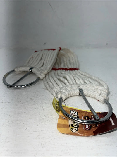 New Tough 1 White Red Mohair 24” Cinch #59-1212 BB-1